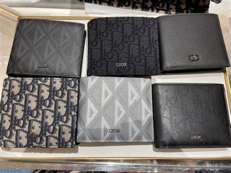 dior wallet zipper|dior wallets men.